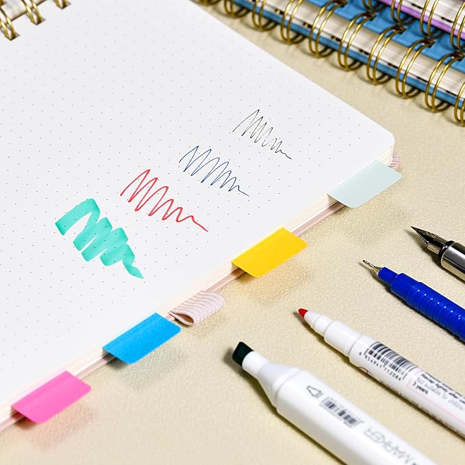 POPRUN Spiral Dotted Journal Notebook, - Image 6