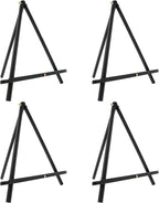 U.S. Art Supply 12" Black Wood Tabletop Easel by USArtSupply