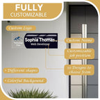Personalized Office Wall Name Plate Sign Custom Door Name Plate Office Gifts - Image 3