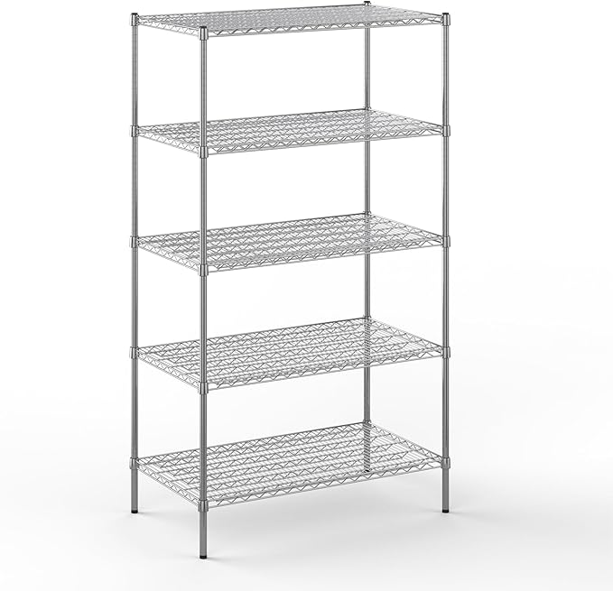 Regal Altair 24" Deep x 42" Wide x 74" Height Wire Shelving Kit | 5-Tier | NSF by Regal+Altair