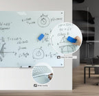 Magnetic Glass Dry Erase Board 36"x60" Glass Whiteboard 36"x60" Wall Mounted - Image 3