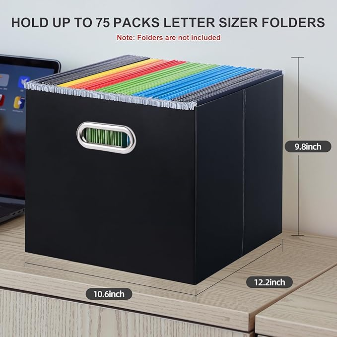 Oterri Cardboard File Organizer Box - Image 2