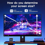 27 Inch Magnetic Hanging Computer Privacy Screen - Image 2