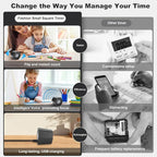 Pomodoro Productivity Timer Cube, Flip Clock, Pause & Resume, Magnetic - Image 3