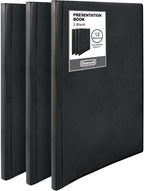 Dunwell Presentation Binder 12-Pocket, Displays 24 Pages, 8.5x11 Portfolio by Dunwell