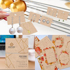 24 Sheets Parchment Cardstock 8.5 x 11 Textured Printer Paper, Goefun 90lb Tan - Image 4