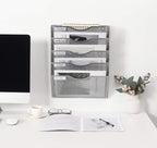 EasyPAG Hanging Wall File Organizer, 5 Pocket Wall Mounted Mail Organizer - Image 5