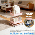 Ufriandz 2 Tier Short Rolling Cart - Image 6