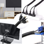 CrocSee 10ft - 3/4 inch Braided Cable Management Sleeve Cord Protector - - Image 5