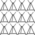 Xinnun 12 Pcs Aluminum 15'' to 21'' High Tabletop Easel Display Adjustable by Xinnun