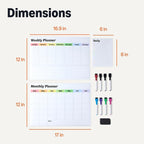 Amazon Basics Magnetic Dry Erase Calendar Whiteboard Set - Image 5