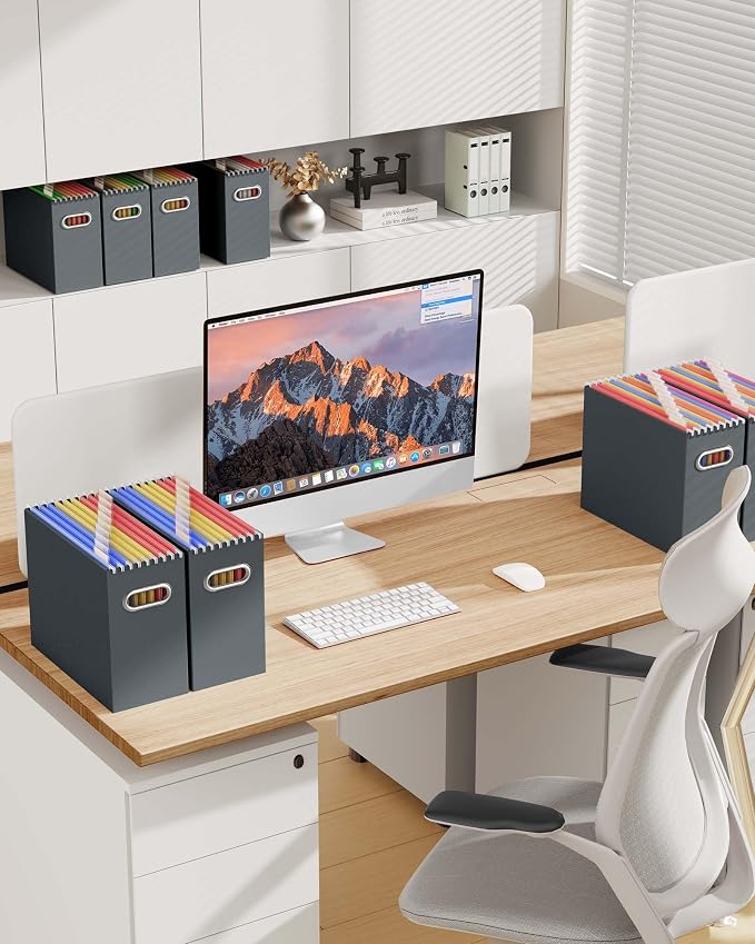 Oterri Cardboard File Organizer Box - Image 3