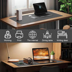 DAWNTREES Desk Mat Protector, PU Leather Desk Pad, Non Slip, Large Mouse Pad - Image 3