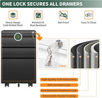 TEEALUBAN 3 Drawer File Cabinet - Image 9