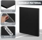 Teling 12 Pack Punchless Clamp Binder Folder 8.5 x 11 Inch Ringless Binder Holds - Image 3
