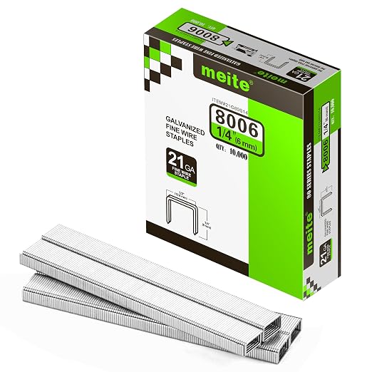 meite 21 Gauge Upholstery Staples, 1/2-Inch Crown - Image 2