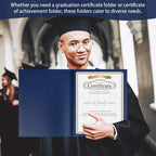 gisgfim 15Pcs Certificate Holders Diploma Covers Single Sided Gold Foil Border - Image 7
