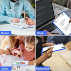 2 PCS Blue Plastic Clipboard - Image 7