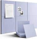 Fluxynara Large Felt Bulletin Board 36" x 24" Cork Board Alternative-6 Pack by FLUXYNARA