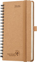 POPRUN 2026 Recycled Weekly Planner 12 Months Pocket Size by POPRUN