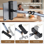 Tablet Floor Stand, 360° Rotation Tablet Holder, Compatible - Image 4