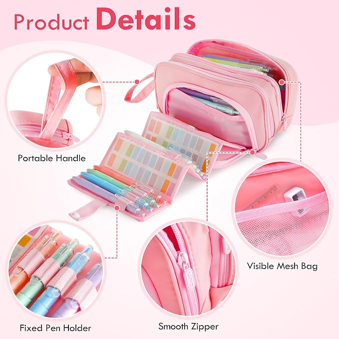 SANANT Large Capacity Pencil Case - Image 3