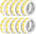 Perco Metallic Gold 1-Inch Perforated Circle Dot Sticker Labels — 10 Rolls by Perco