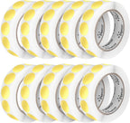 Perco Metallic Gold 1-Inch Perforated Circle Dot Sticker Labels — 10 Rolls by Perco