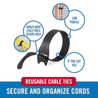 VELCRO Brand 150 Pack Reusable Cable Ties - Image 2