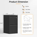 Bestoo 2-Drawer File Cabinet - Image 3