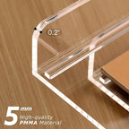2 Pack- Stackable Paper Letter Tray, A4 File Tray Desk Organizer, Acrylic Desk - Image 7