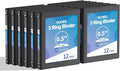 SUNEE 3 Ring Binders 1/2 Inch 12 Pack by SUNEE