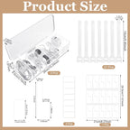 Cable Organizer Box with Lid, 7 Compartments Charger Organizer - Image 2