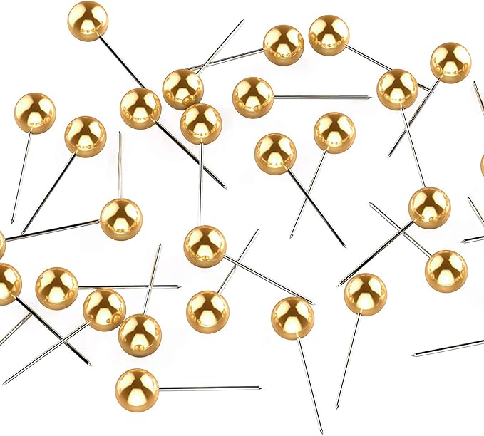 WILLBOND 500 Pack Map Push Pins Map Tacks Small Round Head Push Pins Thumb Tacks - Image 3
