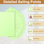 Silunkia 40 Sheets Light Green Cardstock 8.5 x 11 Craft Paper, 75lb Premium - Image 3