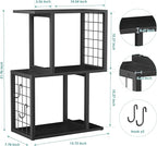 Vfelf Bookshelf Desk Organizer，3-Tier Shelf - Image 3