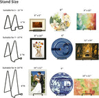 Decolore 4 Pack 6 Inch Black Picture Stands - Image 7