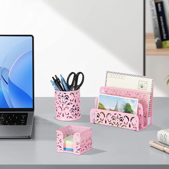 EasyPAG Desk Organizers and Accessories 3 Pieces Office Organizer Set - Image 7