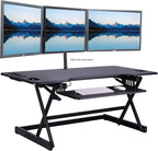 Rocelco 46" Height Adjustable Standing Desk Converter - Image 2
