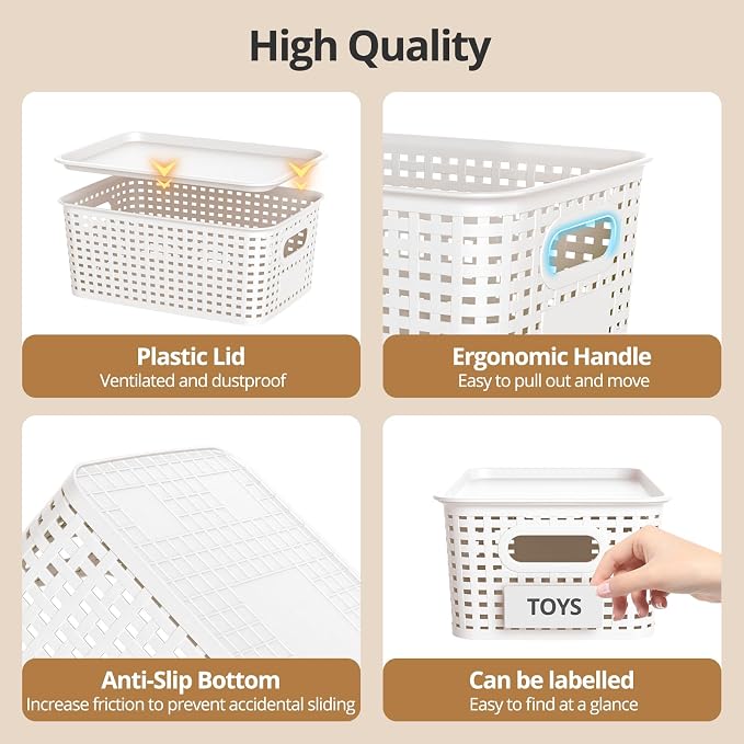 ZFTMRR Plastic Storage Basket - Image 3