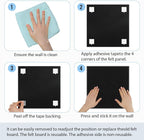 Smarpau Large Cork Board for Walls, 12 Pack Square Bulletin Board, Felt Wall - Image 8