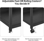 Fannova Printer Stand with Adjustable Shelf, 4 Tier Large Tall Printer Table - Image 8