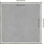 Amanti Art Silver Framed Magnetic Board 25x25 Medium Vision Board - Image 4