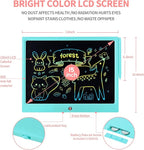 LCD Writing Tablet for Kids, 15 Inch Colorful Electronic Doodle Board, - Image 2