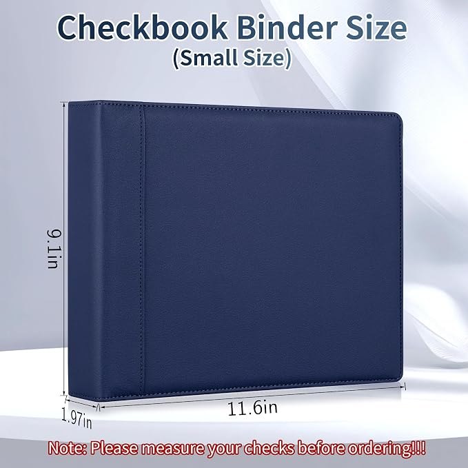 Antner 3 Ring Personal Check Binder - Image 2