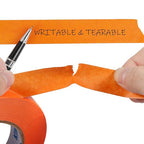 KIWIHUB Orange Painters Tape, 1 inch x 60 Yards - Image 2