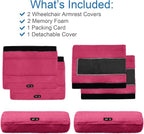 SPRING SEAON Wheelchair Armrest Covers 2 Pack Soft Memory Foam Wheelchair - Image 4