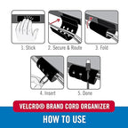 Velcro Brand Cord Organizer for Desk & Nightstand, Valentine’s Gift for Him - Image 4