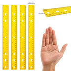 200 Pack 12 Inch Plastic Rulers Bulk, - Image 2