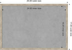 Amanti Art Silver Framed Magnetic Board 17x25 Medium Vision Board - Image 3
